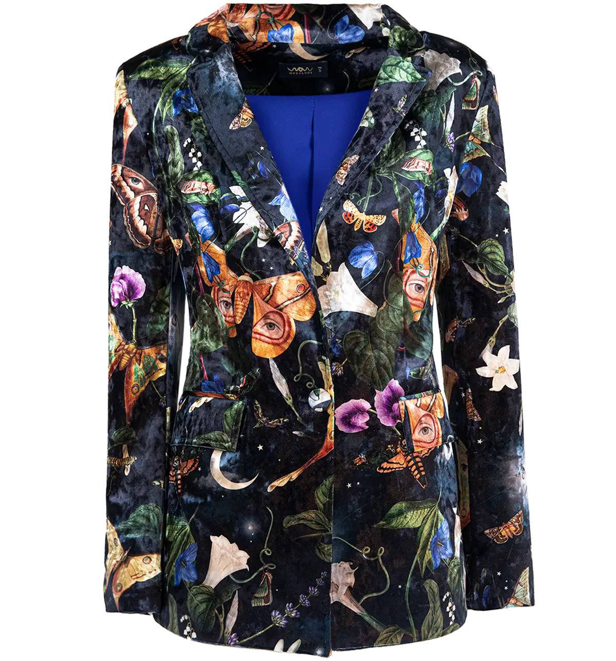 Jackets de terciopelo estampado