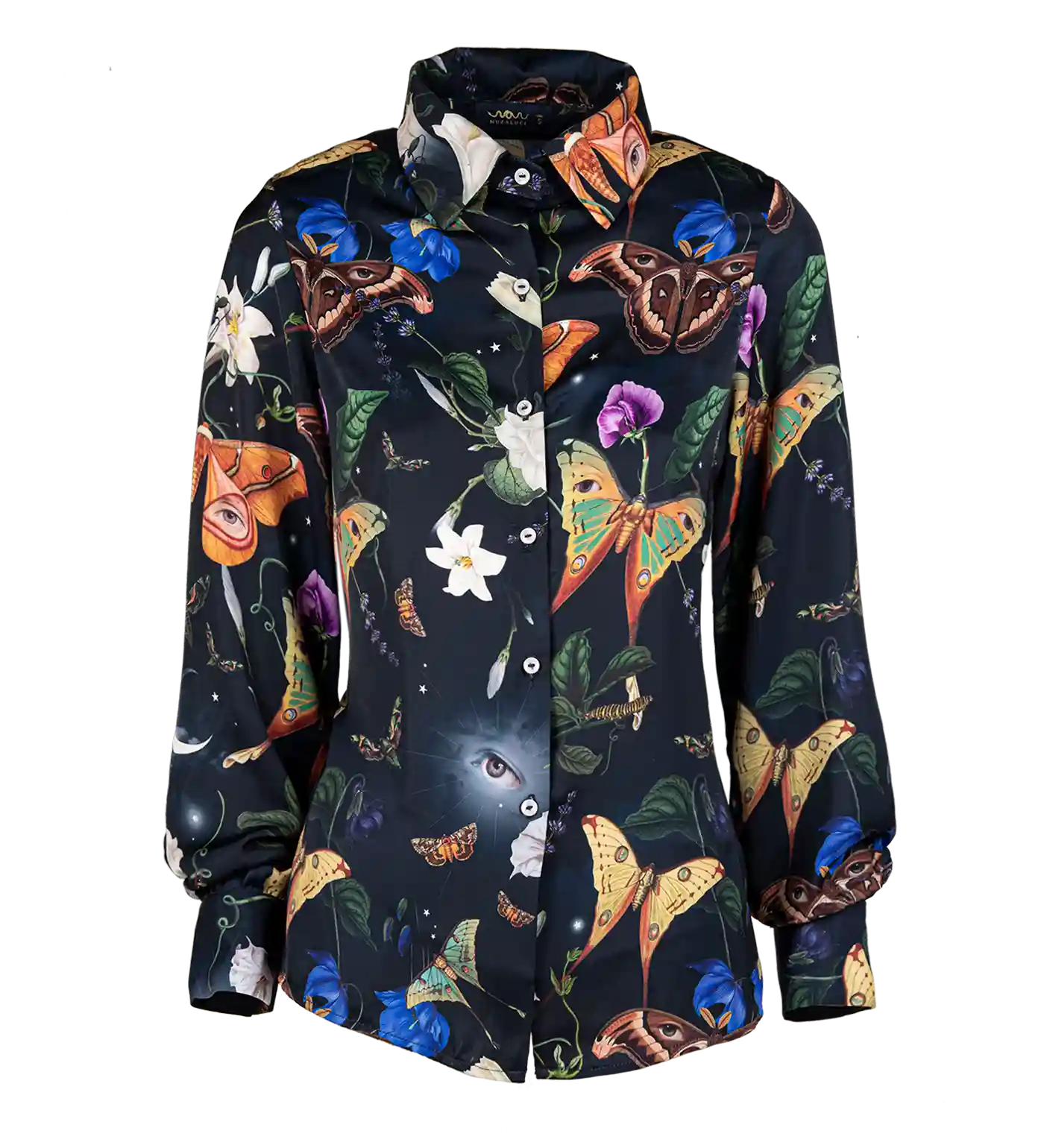 Blouse with flowers