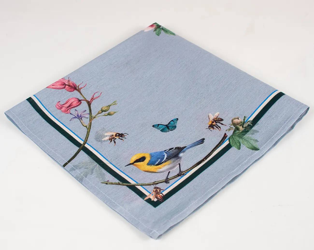 Sublimated printed napkins and placemats by MUZALUCI